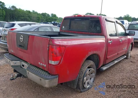 2005 Nissan Titan Le из США, поврежденный, VIN 1N6BA07B25N569257